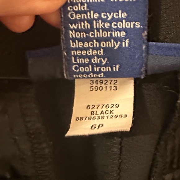 Apt. 9 Sleek Black Dress Pants - Picture 4 of 5